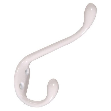 Hillman WHITE GARMENT HOOK 852905